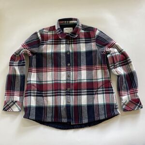 Vintage Orvis Shacket Flannel Shirt‎ Plaid Cowgirl Western Snap Button Large